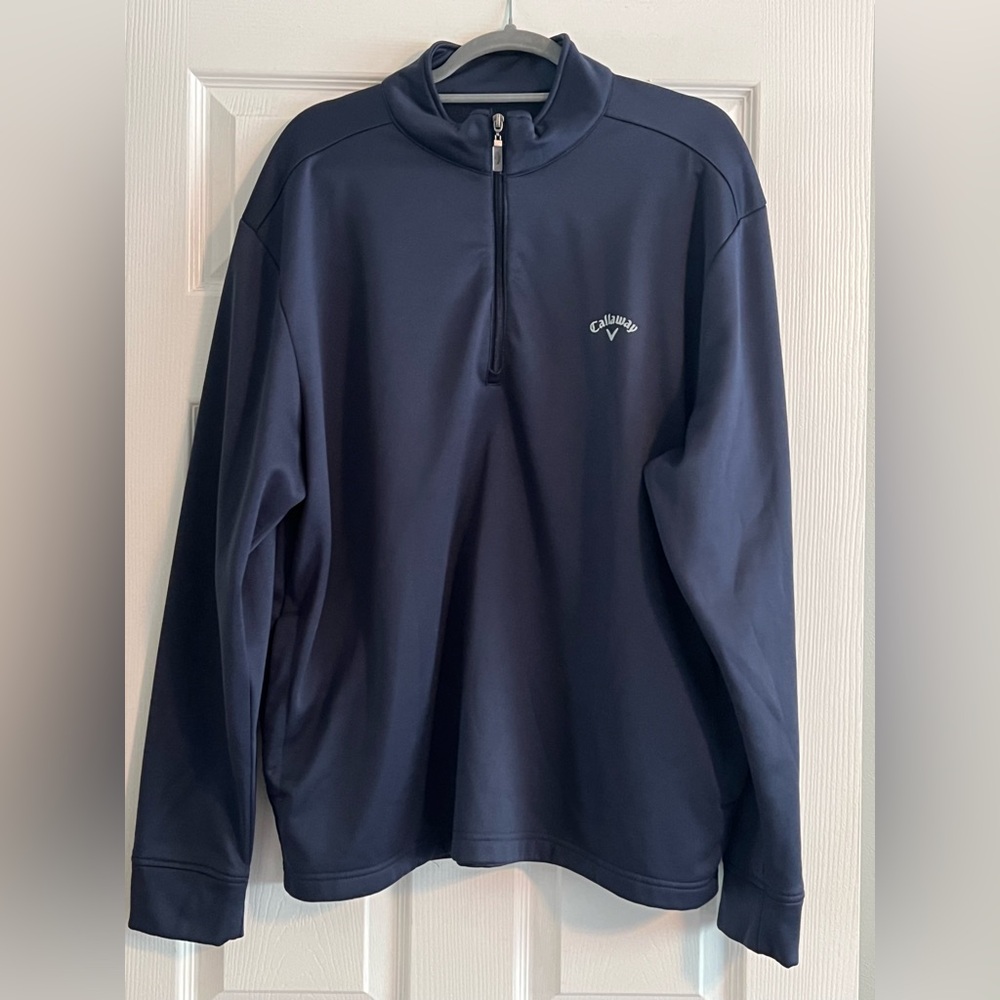 Callaway Dark Blue Fleece Pullover